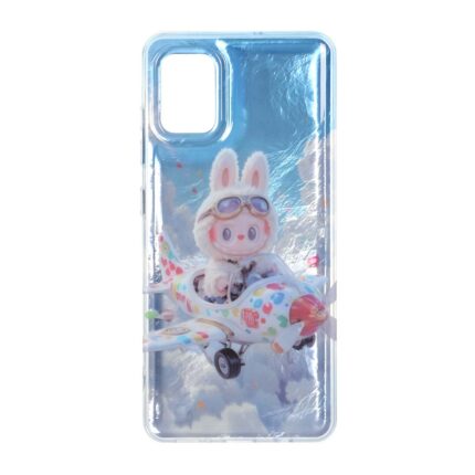 قاب اطلسی Labubu دور ژله ای Samsung Galaxy A51 / M40s - طرح 106
