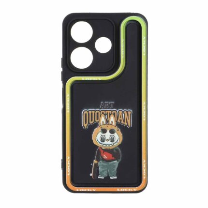 قاب Solid Case منحنی LUCKY طرح دار Xiaomi Redmi 13X / Redmi 13 4G / Poco M6 4G - کد 301