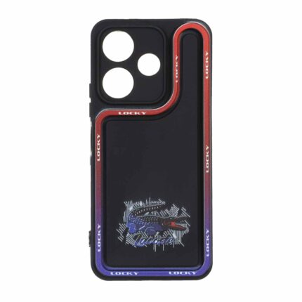 قاب Solid Case منحنی LUCKY طرح دار Xiaomi Redmi 13X / Redmi 13 4G / Poco M6 4G - کد 302
