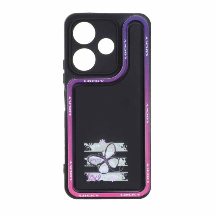 قاب Solid Case منحنی LUCKY طرح دار Xiaomi Redmi 13X / Redmi 13 4G / Poco M6 4G - کد 305