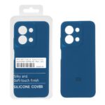 قاب سیلیکونی پاک کنی اورجینال Master Quality مدل Xiaomi Redmi 15C / Poco C85 - آبی کاربنی (پک دار)