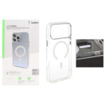 قاب اورجینال belkin شفاف Magsafe مدل Apple iPhone 17 Pro Max (پک دار)
