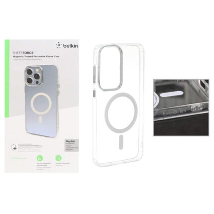 قاب اورجینال belkin شفاف Magsafe مدل Samsung Galaxy S25 FE (پک دار)