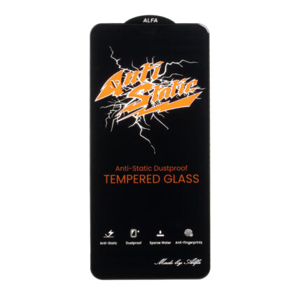 محافظ صفحه نمایش شیشه ای Full Cover Anti Static ALFA مدل Samsung Galaxy A11 / M11 / Redmi Note 9 / Note 9t / Mi 11 lite / Mi 12 lite / Realme 7 / Realme 9