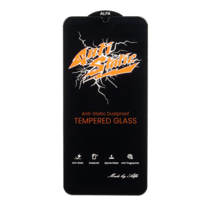 محافظ صفحه نمایش شیشه ای Full Cover Anti Static ALFA مدل Samsung Galaxy A15 / A25 / A24 / M34 / F34