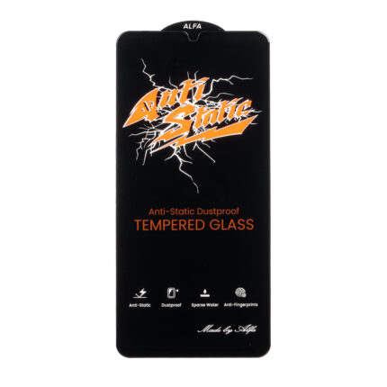 محافظ صفحه نمایش شیشه ای Full Cover Anti Static ALFA مدل Samsung Galaxy A70 / A70S / A42 / M42