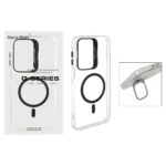 قاب اورجینال Q Series Bracket کریستالی Magsafe لنز استندشو Samsung Galaxy A17 / A16 / A26 - مشکی (پک دار)