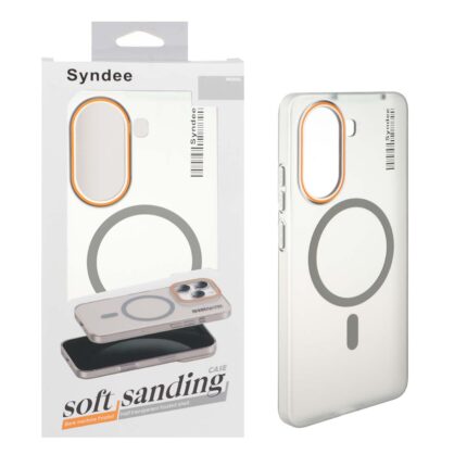 قاب اورجینال Syndee پشت مات MagSafe مدل Xiaomi Poco X7 Pro - خاکستری (پک دار )