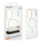 قاب اورجینال Syndee پشت مات MagSafe مدل Xiaomi Poco X7 Pro - سفید (پک دار )