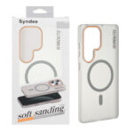 قاب اورجینال Syndee پشت مات MagSafe مدل Samsung Galaxy S25 Ultra - خاکستری (پک دار )