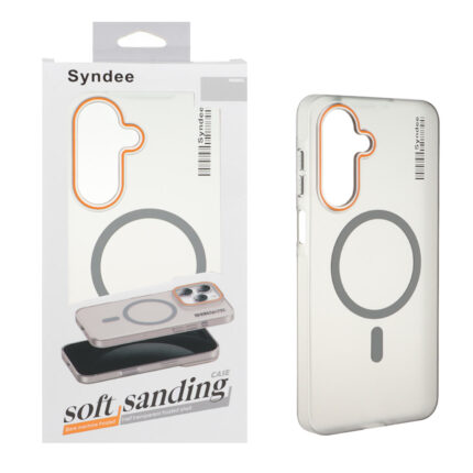 قاب اورجینال Syndee پشت مات MagSafe مدل Samsung Galaxy A17 / A26 - خاکستری (پک دار )