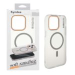 قاب اورجینال Syndee پشت مات MagSafe مدل Apple iPhone 14 Pro Max - خاکستری (پک دار )