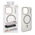 قاب اورجینال Syndee پشت مات MagSafe مدل Apple iPhone 13 Pro - خاکستری (پک دار )