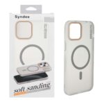قاب اورجینال Syndee پشت مات MagSafe مدل Apple iPhone 12 Pro Max - خاکستری (پک دار )