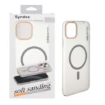 قاب اورجینال Syndee پشت مات MagSafe مدل Apple iPhone 11 Pro Max - خاکستری (پک دار )