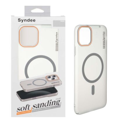 قاب اورجینال Syndee پشت مات MagSafe مدل Apple iPhone 11 Pro Max - خاکستری (پک دار )