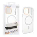 قاب اورجینال Syndee پشت مات MagSafe مدل Apple iPhone 11 Pro - سفید (پک دار )