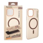 قاب اورجینال Syndee پشت مات MagSafe مدل Apple iPhone 11 Pro - صحرایی (پک دار )