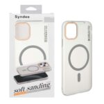 قاب اورجینال Syndee پشت مات MagSafe مدل Apple iPhone 11 - خاکستری (پک دار )