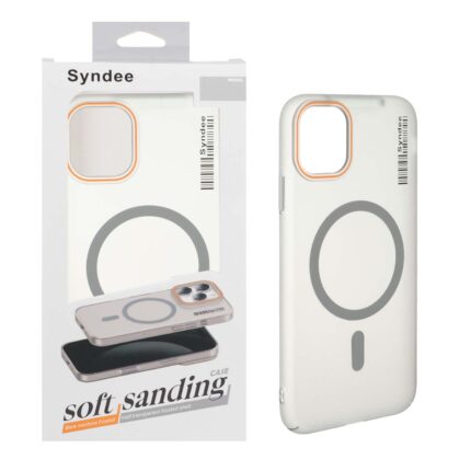 قاب اورجینال Syndee پشت مات MagSafe مدل Apple iPhone 11 - خاکستری (پک دار )