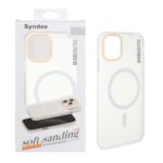قاب اورجینال Syndee پشت مات MagSafe مدل Apple iPhone 11 - سفید (پک دار )
