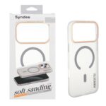 قاب اورجینال Syndee پشت مات MagSafe مدل Apple iPhone 17 Pro Max - خاکستری (پک دار )