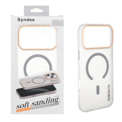 قاب اورجینال Syndee پشت مات MagSafe مدل Apple iPhone 17 Pro Max - خاکستری (پک دار )