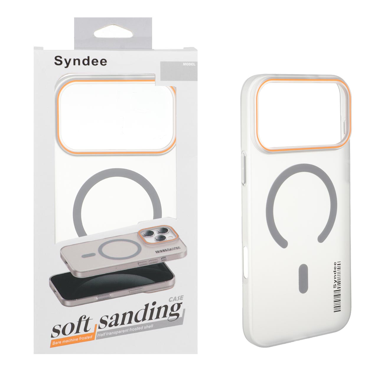 1563230 قاب اورجینال Syndee پشت مات MagSafe مدل Apple iPhone 17 Pro Max - خاکستری (پک دار ) - تصویر 1