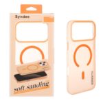 قاب اورجینال Syndee پشت مات MagSafe مدل Apple iPhone 17 Pro Max - نارنجی (پک دار )