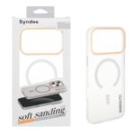 قاب اورجینال Syndee پشت مات MagSafe مدل Apple iPhone 17 Pro Max - سفید (پک دار )