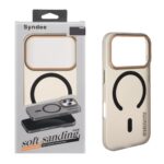قاب اورجینال Syndee پشت مات MagSafe مدل Apple iPhone 17 Pro - مشکی (پک دار )