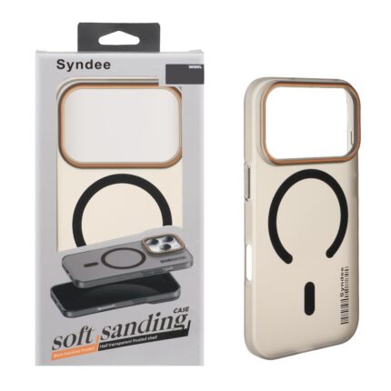 قاب اورجینال Syndee پشت مات MagSafe مدل Apple iPhone 17 Pro - مشکی (پک دار )