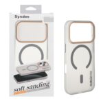 قاب اورجینال Syndee پشت مات MagSafe مدل Apple iPhone 17 Pro - خاکستری (پک دار )