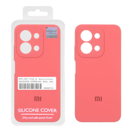 قاب سیلیکونی پاک کنی اورجینال Master Quality مدل Xiaomi Redmi 15C / Poco C85 - هلویی (پک دار)