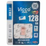 (گارانتی مادام‌العمر رایانه نوین سگال) رزگلد Vicco man VC374 USB3.2 Flash Memory - 128GB