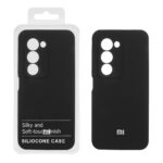 قاب سیلیکونی پاک کنی اورجینال درجه یک Xiaomi Redmi 15 4G - مشکی (پک دار)