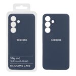 قاب سیلیکونی پاک کنی اورجینال درجه یک Samsung Galaxy S25 FE - سرمه ای (پک دار)