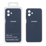 قاب سیلیکونی پاک کنی اورجینال درجه یک Samsung Galaxy A07 - سرمه ای (پک دار)