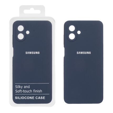 قاب سیلیکونی پاک کنی اورجینال درجه یک Samsung Galaxy A07 - سرمه ای (پک دار)