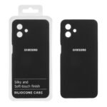 قاب سیلیکونی پاک کنی اورجینال درجه یک Samsung Galaxy A07 - مشکی (پک دار)