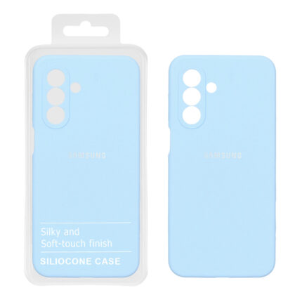 قاب سیلیکونی پاک کنی اورجینال درجه یک Samsung Galaxy A17 / A26 - آبی آسمانی (پک دار)