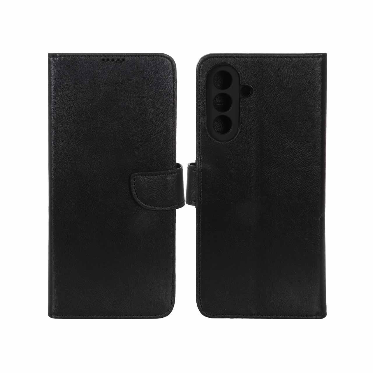 1568298 کیف چرمی موبایل مگنتی محافظ لنزدار Samsung Galaxy A17 / A26 - مشکی - تصویر 1