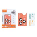محافظ لنز رینگی اورجینال Mietubl شابلون دار Apple iPhone 17 Pro Max / iPhone 17 Pro - نارنجی (پک دار) - NTC