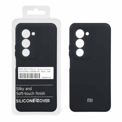 قاب نیو سیلیکون محافظ لنزدار RFF مدل Xiaomi Redmi 15 4G - مشکی (پک دار)
