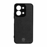 قاب طرح چرم حصیری Golden lion مدل Xiaomi Redmi 15C / Poco C85 - مشکی