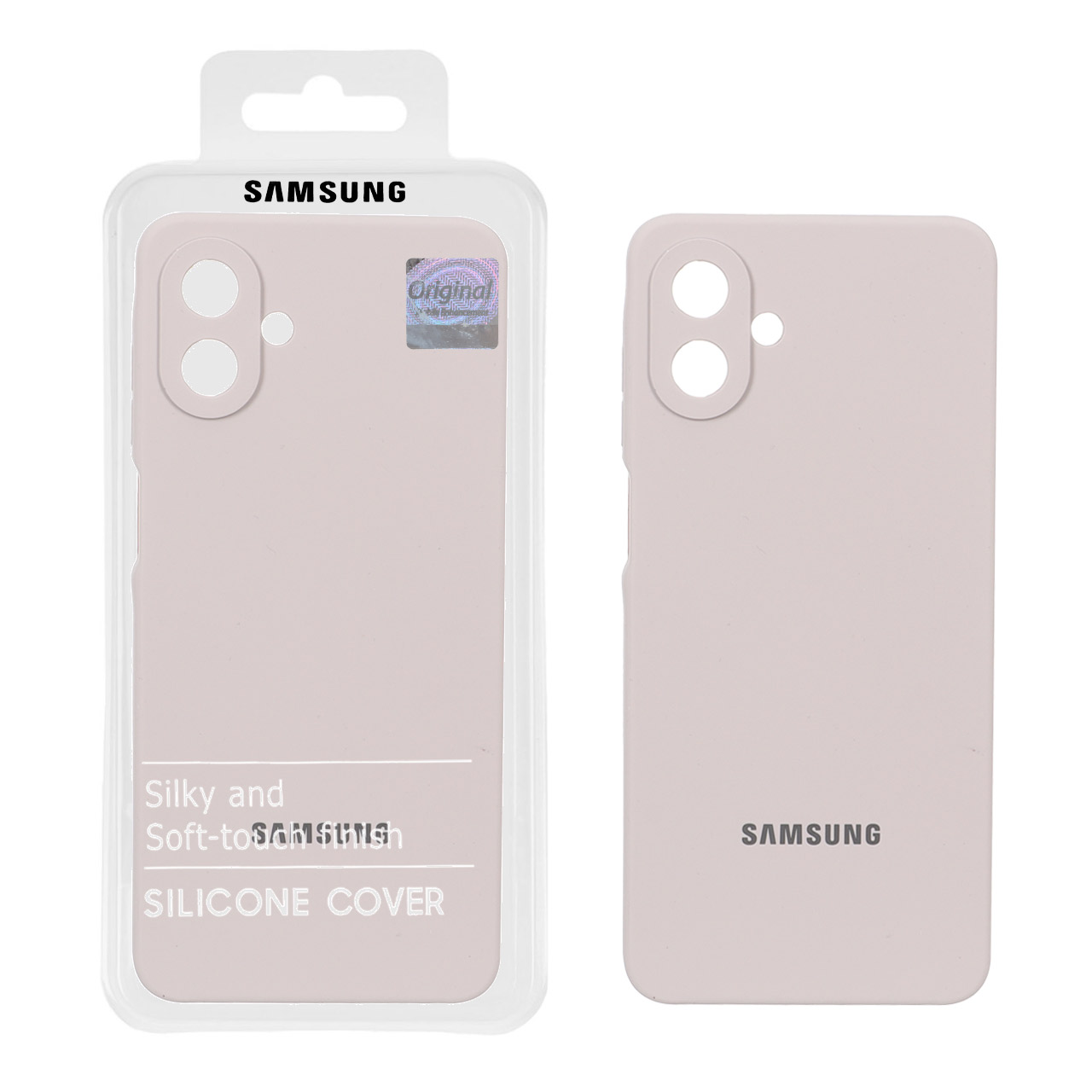 1575142 قاب سیلیکونی پاک کنی اورجینال Master Quality مدل Samsung Galaxy A07 - خاکی (پک دار) - تصویر 1