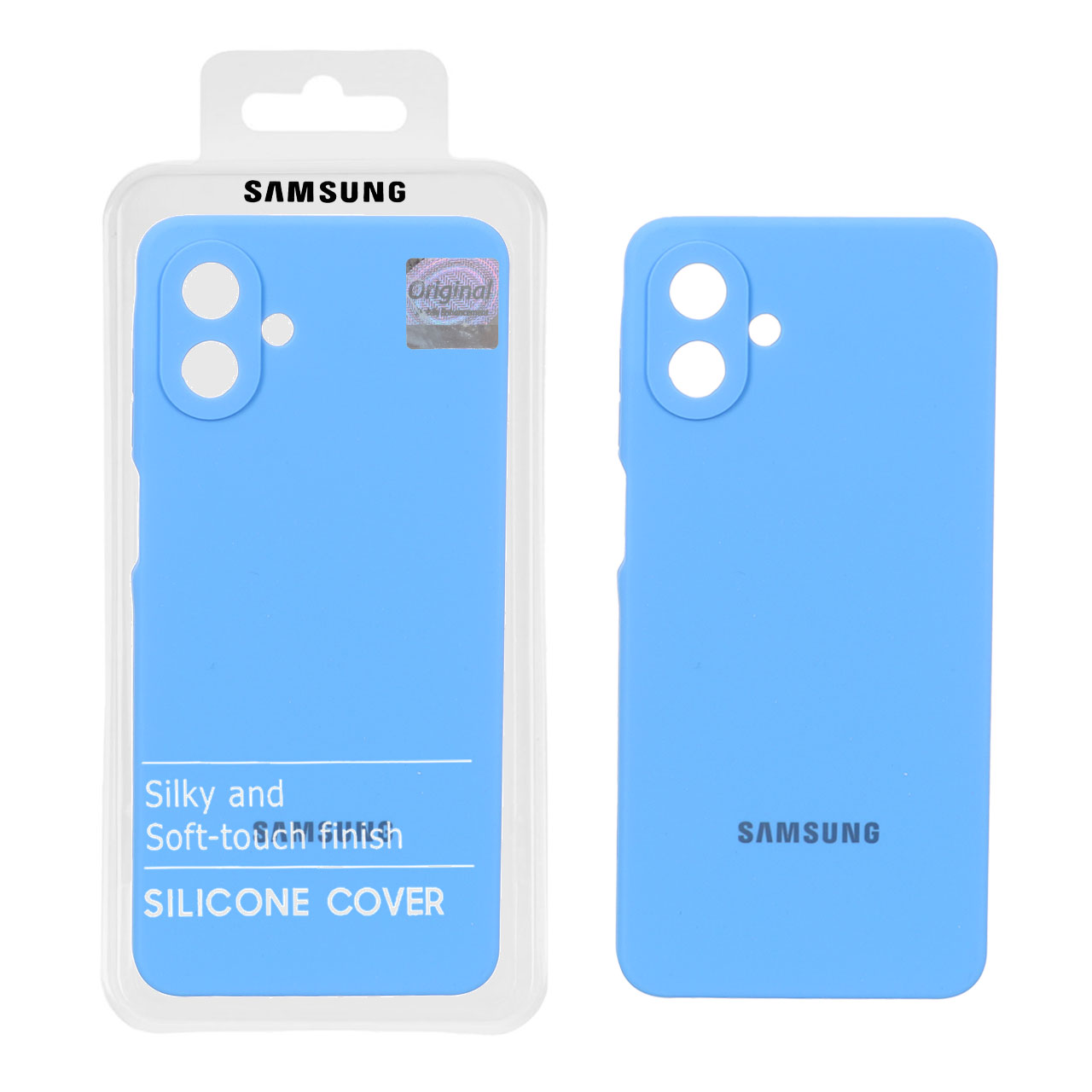 1575152 قاب سیلیکونی پاک کنی اورجینال Master Quality مدل Samsung Galaxy A07 - آبی (پک دار) - تصویر 1