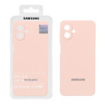 قاب سیلیکونی پاک کنی اورجینال Master Quality مدل Samsung Galaxy A07 - کرم نارنجی (پک دار)