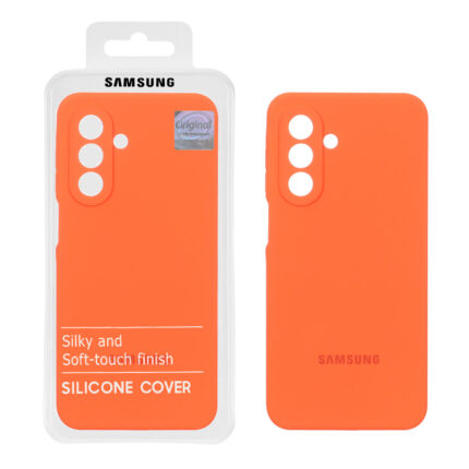 قاب سیلیکونی پاک کنی اورجینال Master Quality مدل Samsung Galaxy A17 / A26 - نارنجی (پک دار)