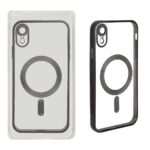 قاب اورجینال الکترواستاتیک Magsafe لنز گلس دار Apple iPhone XR - مشکی (پک دار)